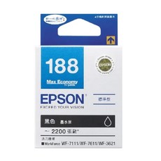 EPSON NO.188 原廠墨水匣 T188150, 黑色, 1個