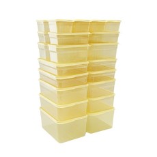 Nanu Dam 更柔軟Q彈保鮮盒 250ml x 8入 + 600ml x 4入 + 900ml x 4入 + 1.3L x 4入 + 2L x 4入 + 2.7L x 2入 套組, 1套