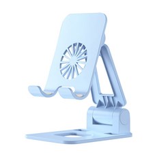 알럽홈 휴대용 통풍 휴대폰 거치대 블루, 1개