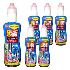 Lion Chemical 獅子化學 Pix 超黏度濃縮水管清潔凝膠, 400g, 6瓶