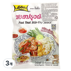 LOBO 팟타이 스터 프라이소스, 3개, 120g
