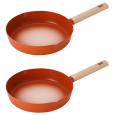 쿠킨 인덕션 쁘띠 마카롱 후라이팬, 28cm, 2개