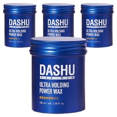 DASHU 男士超強定型持久造型髮蠟, 100ml, 4罐