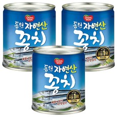 동원 꽁치 원터치 통조림, 230g, 3개
