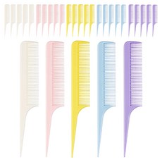 LOUIS BON 粉彩色迷你小扁梳 10件組, 混色, 4組