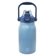 Rico 瑞可 MINI 提把彈蓋保溫瓶 HP1-1000, 霧藍色, 1L, 1個