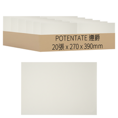 POTENTATE 遵爵 全棉水彩紙 中粗(CP) 300gsm 20張 無酸, 1包