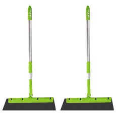 E.dot 乾濕兩用伸縮魔縮掃把 刮拖, 2支