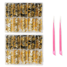 Funny Nail 網紗箔美甲套組, 2個, KN- A4001