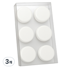 TIS 塑形自訂耳塞 白色, 3個, 6入