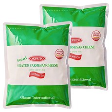 리얼 그레이티드 파마산 치즈, 1kg, 2개
