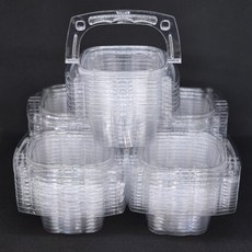 어반플레어 손잡이형 투명용기 500ml, 50개, 1세트