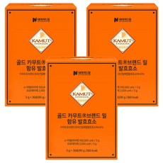 NATUREDREAM 卡姆小麥萃取酵素粉 30條入, 3盒, 90g