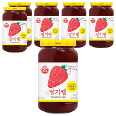 오뚜기 딸기쨈, 850g, 6개