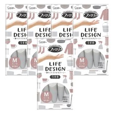 ST 雞仔牌 Family 生活設計指尖強化手套(薄型) 灰 m, 5入