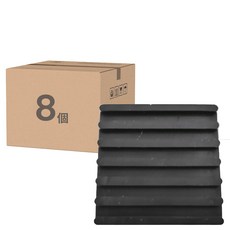 TRENY 方型橡膠止滑抗震墊, 單一顏色, 8個