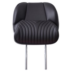 ezes Kia EV3 專用 Wing-out 桶型頭枕 車用頸枕, 1個, 單色黑