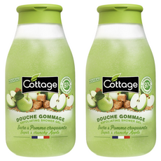 Cottage 磨砂沐浴露 甜脆蘋果香味, 2個, 270ml