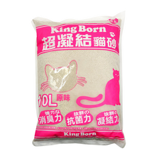 KB 超凝結貓砂 強力消臭 抗菌力, 原味, 10L, 1包