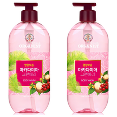 오가니스트 마카다미아 크랜베리 바디워시, 500g, 2개