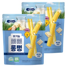 BEBECOOK 寶膳 孩童初食綿綿貝貝棒, 55g, 2個