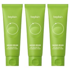 beplain 苾沛恩 綠豆弱酸性溫和泡沫洗面乳, 80ml, 3條