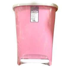 好室喵 和果子18L TR00074 腳踏垃圾桶 塑膠垃圾桶 大容量, 顏色隨機, 大 284 x 348 x 435mm