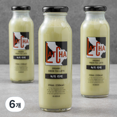 녹차라떼, 255ml, 6개