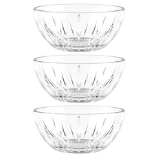 Ocean Glass Reya碗 10吋, 透明, 3個