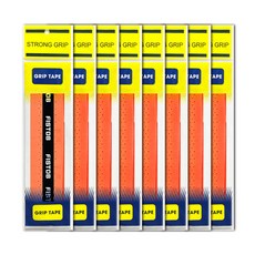 羽球拍握把布 8入, 熒光橙