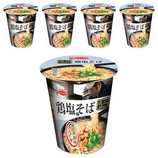 ACECOOK鹽味雞湯風味杯麵，濃郁美味，耐嚼麵條, 5入