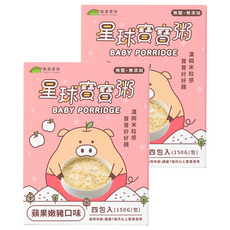 FOREST PLANET 森森星球 星球寶寶粥, 蘋果嫩豬, 600g, 2盒