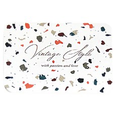 TROMSO 珪藻土吸水杯盤墊 表面速乾 快速吸水不積水, 繽紛樂活 白色, 1個