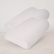 GETTY HOME 3D網狀透氣記憶枕頭, 灰色, 2個