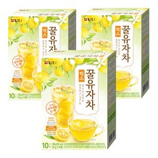 Damtuh 丹特 蜂蜜柚子茶即溶隨身包, 22g, 10條, 3盒