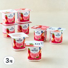 매일유업 바이오 딸기 요거트, 85g, 3개
