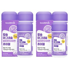Good&Kids 鈣鎂鋅維他命D口嚼錠, 90顆, 6罐