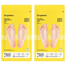 F3 Thalasso 足部去角質足膜, 1入, 2個, 40g