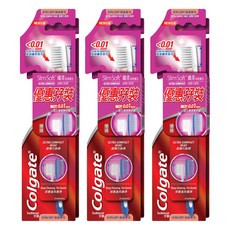 콜게이트 슬림소프트 울트라소프트헤드 칫솔, 2개입, 3개