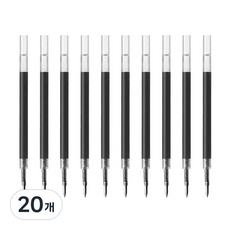 ZEBRA 斑馬牌 中性筆替芯 JF 0.38mm, 黑色, 20個