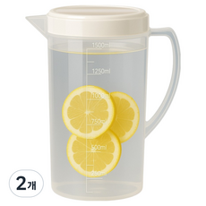 LIVING Maker BPA FREE 營業用 PP燒杯 輕便水壺 量杯 水壺 水桶, 2個, 透明