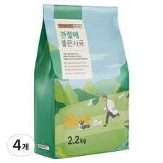 프롬벳 강아지 기능성 사료, 뼈/관절강화, 2.2kg, 4개
