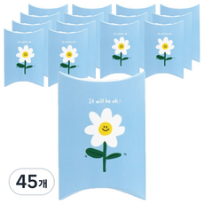 헬로우모리스 스마일 데이지 반달상자 S, 혼합색상, 45개