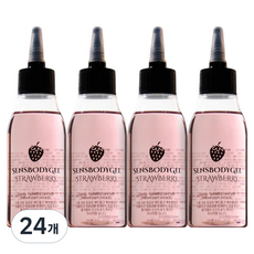 센스바디 스트로베리 바디슬리밍 마사지젤 상콤한 딸기향, 24개, 100ml