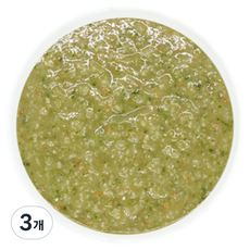 Jjangjuk 孩童常溫副食品 7個月以上適用, 混合口味(韓牛/菠菜), 140g, 3個