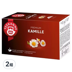 TEEKANNE 恬康樂 Premium Camomile 洋甘菊草本茶, 1.5g, 20個裝, 2組
