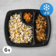 도시락연구소 퀴노아영양밥 & 안동찜닭 (냉동), 225g, 6개