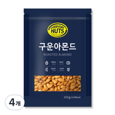 EVERYDAY NUTS 烤杏仁, 400g, 4個