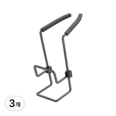 싱크대 철제 수세미 보관걸이, 블랙, 3개