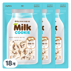 조이펫 강아지 밀크 쿠키 간식, 연어, 100g, 18개